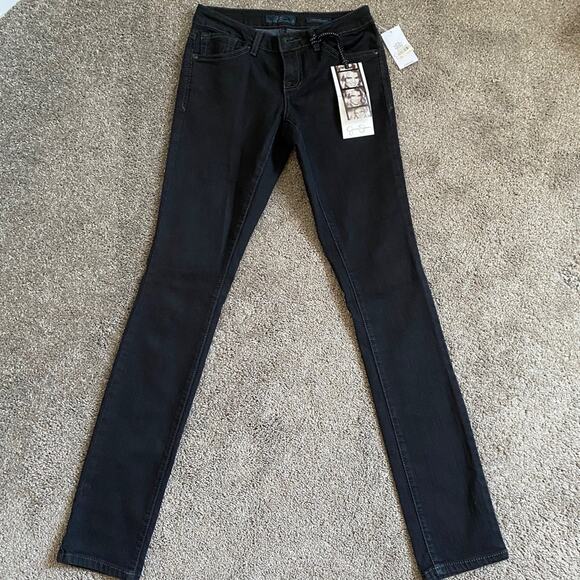 Jessica Simpson Forever Skinny Black Denim Jeans- size 26 - Picture 1 of 5